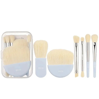 6Pcs Mini Portable Travel Women Makeup Brushes Set Concealer Brush Beauty Foundation Eye Shadow Tools Eyelash Brushes