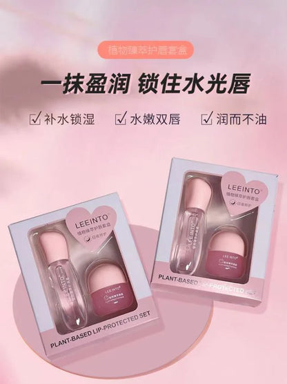 LEEINTO Pack Of 2 Lip Sleeping Mask Lip Balm Moisturizing Nourishing And Lips Mask.