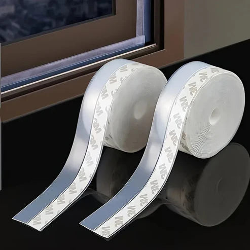 Roll Transparent Seal Strip, Door Weather Stripping, Door Seal Strip, Window Seal, Sealing Tape For Door Draft Stopper, Adhesive Tape For Doors Windows