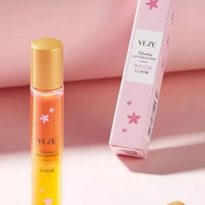 VEZE Lady Deodorant Body Lotion Underarm Roll On Perfume 10ml Fz81525