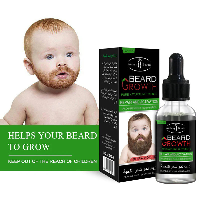 AICHUN BEAUTY Essential Beard Growth Oil 30ml - AC212-5