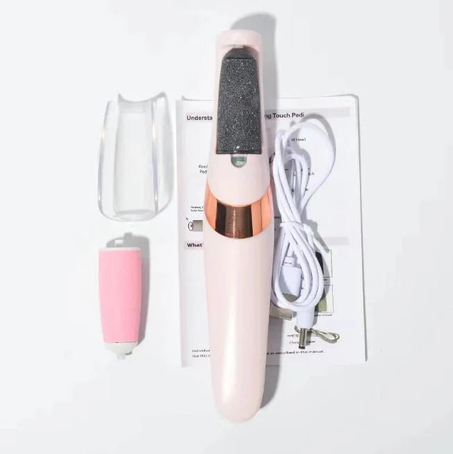 Electric Foot Callous Remover Power Source/Cell Both Foot File & Dead Skin Remover For Feet, Professional Pedi Foot Care Hard Cracked Dry Skin Finishing Touch Flawless Pedi File