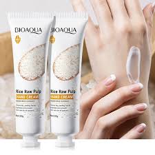 BIOAQUA Rice Raw Pulp Hand Cream Anti Chapping Anti Aging Moisturizing Whitening Cream 30g - BQY49000