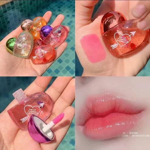 Mocallure Heart Lip Transparent Gloss Set of 4pcs