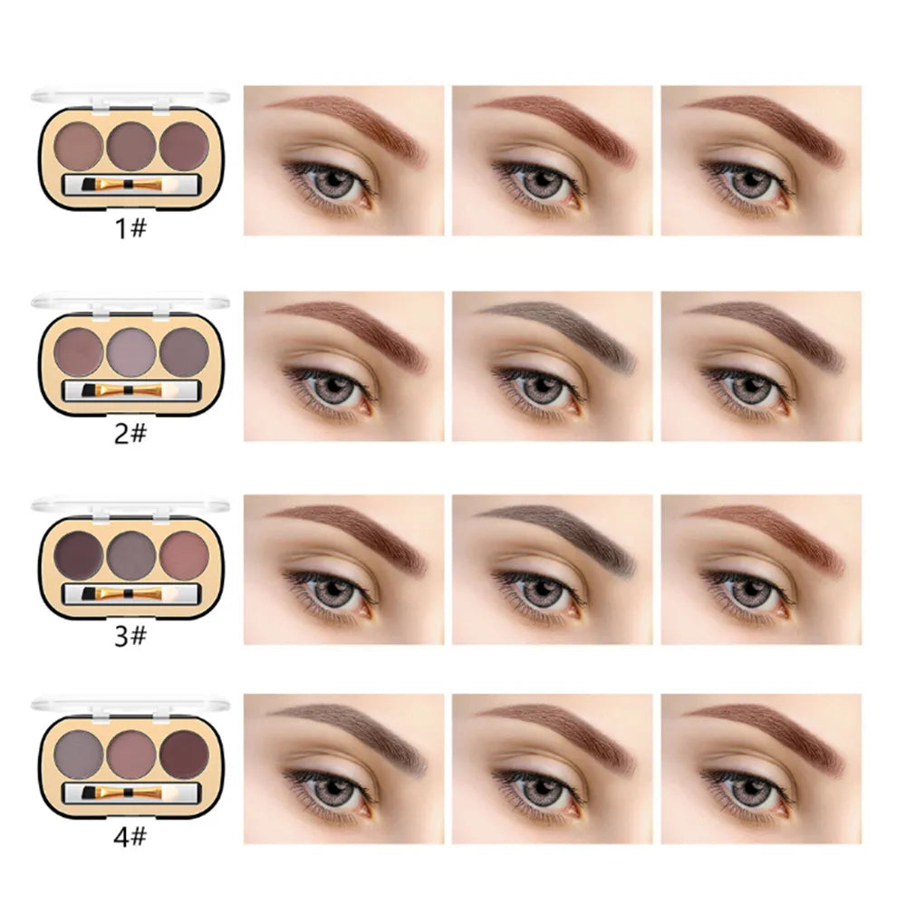 Miss Rose 3-Color Long-lasting waterproof Eyebrow Powder